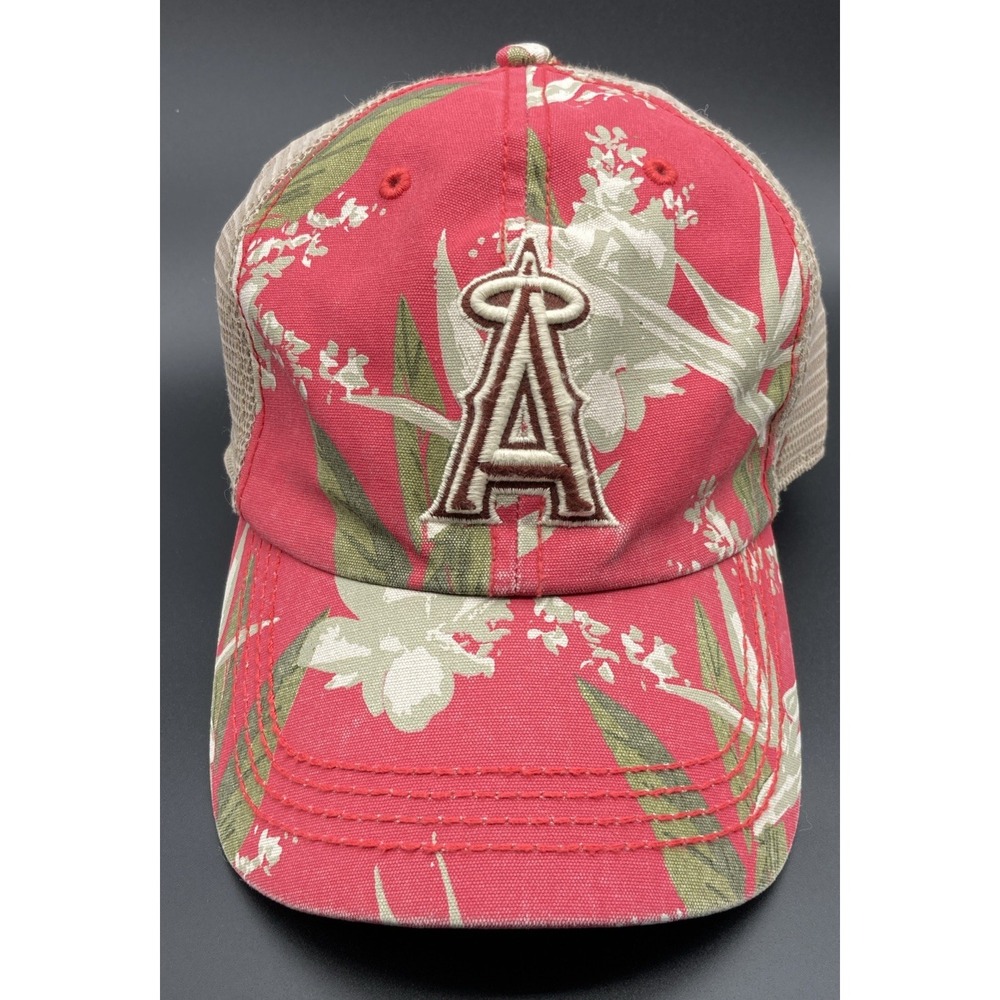 47 LA Angels HAT Cap Birds ofParadise Floral Hawaiian 1 size strap